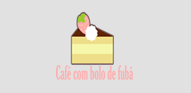 Café com bolo de fubá
